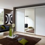 Living room design with wardrobe