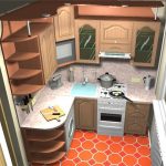 Mažas virtuvės dizainas