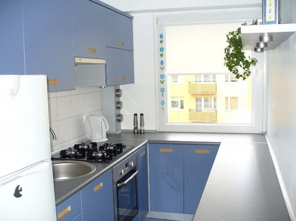 Long narrow kitchen - layout