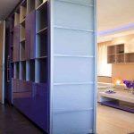 Double-sided cabinet partition