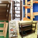 Wooden shelf constructions