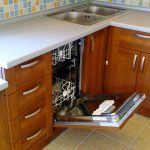 Dishwasher cabinet in the kitchen