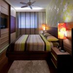 Beautiful narrow bedroom design