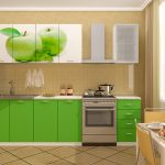 Kitchen sets with a photo printing