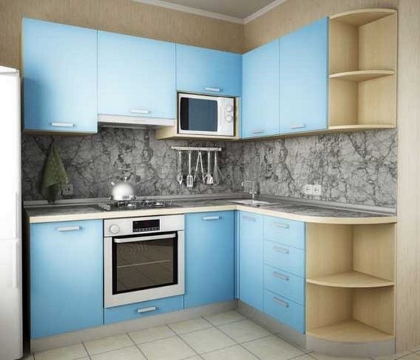 Angular kitchen sets