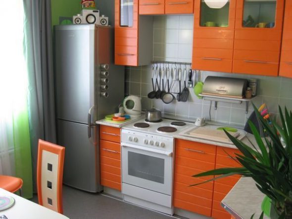 Kuhinjski set za fotografiju male kuhinje