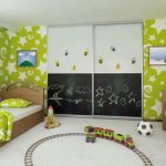 Møbler til børnenes værelse er komfortable og sikre.