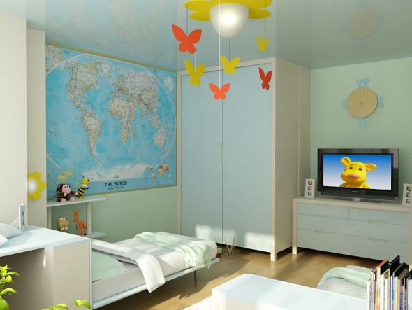 dětská ložnice dekorace