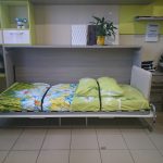 Folding bed and table for children