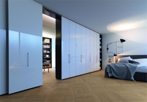 Partitions in the bedroom