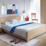 Basit ve modern yatak