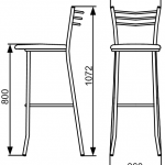 Sandalyelerin boyutu
