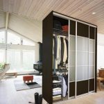 Double-sided partition cabinet