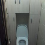 Built-in toilet closet