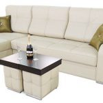 Sofa penjuru Eco-kulit