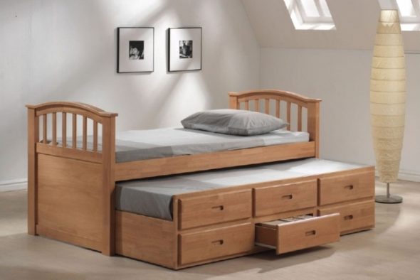 roll out bed with drawers