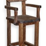 Wysokie drewniane krzesło zrób to sam