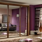 Wonderful solution - corner or built-in wardrobe for the living room
