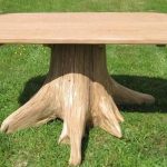 Coffee table from stump-2