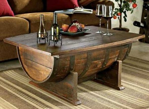 Coffee table do it yourself from old items