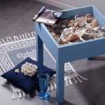 Coffee table in nautical style