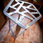 bar stools DIY photo iron drawings