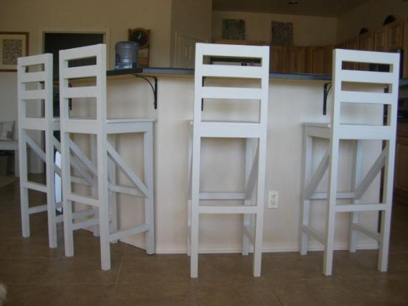 bar stool white