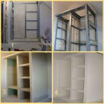 drawings of the closet compartment of plasterboard