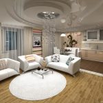 interior design and furniture arrangement