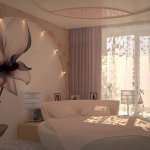 mala spavaća soba dizajn pastelnim bojama