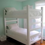 bunk bed white