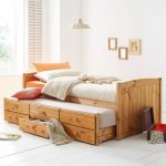 bunk pull out bed with drawers
