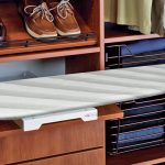 ironing board in the bottom drawer