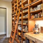 pantry with shelves