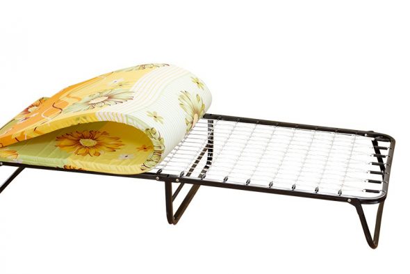 folding bed with mattress