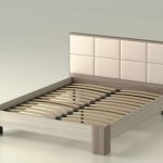 bed with orthopedic base