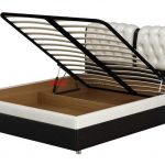 bed with orthopedic base lift with a box