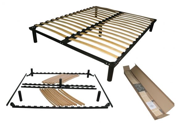 disassembled bed