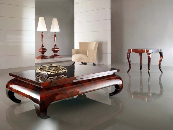 lacquered furniture