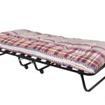 folding bed with orthopedic mattress