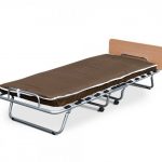 folding bed with backrest