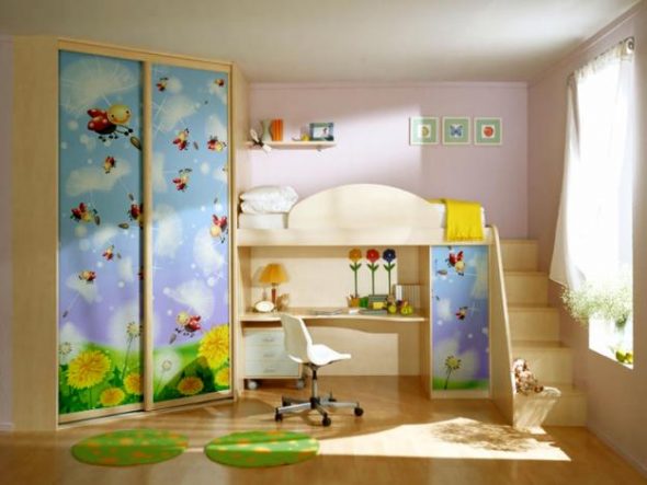 wardrobe in the nursery photo