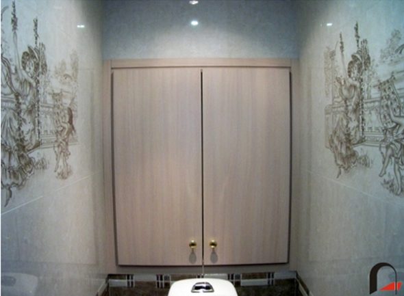 modern toilet locker