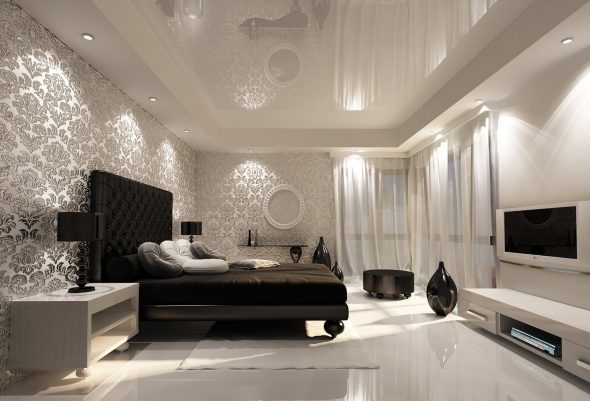 neoklasyczna sypialnia