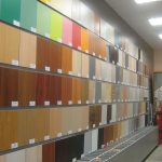 Assortment of laminated chipboard