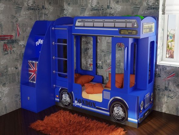 Autobus Funky Blue