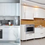 White glossy kitchen