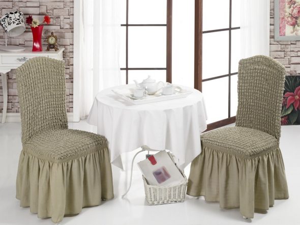 Chair cover beige