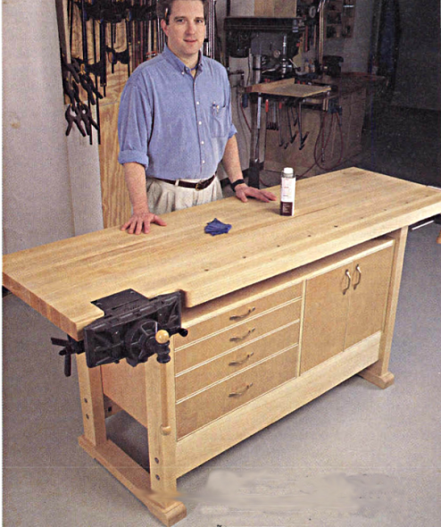 Making a carpentry workbench