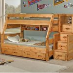 Dječji drveni krevet na kat učinite sami